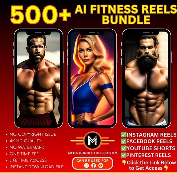 500+ ai fitness reels bundle 500+ ai fitness reels bundle