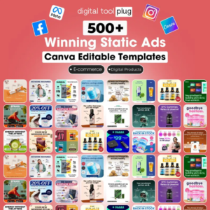 Home 500+ canva meta ads templates